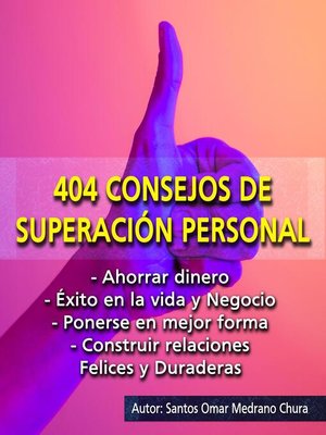 cover image of 404 Consejos de Superación Personal